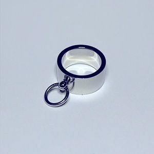 Silver Leash Loop Ring - 5